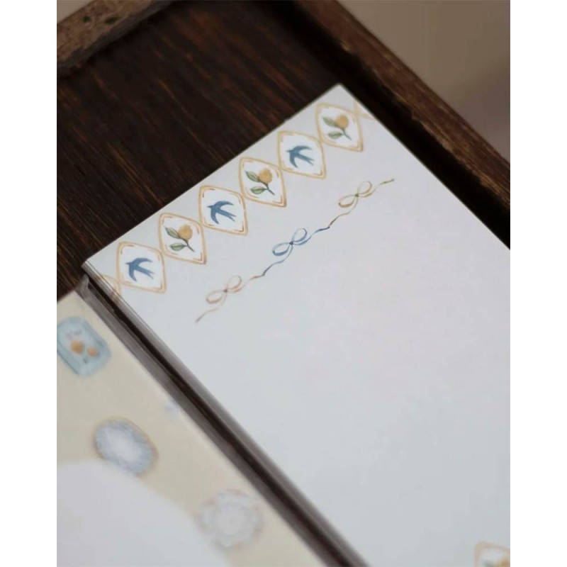 Lemon & Bird Tray Letter Pad | Loi Design
