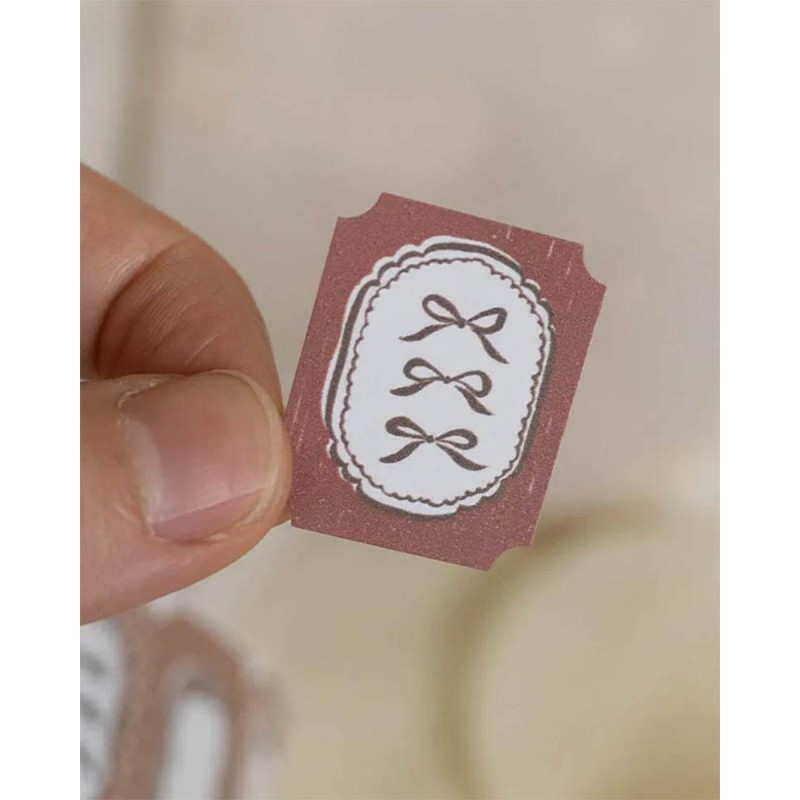 Loop French Bow Sticker Paper Tape [Die-cut] | Loi Design
