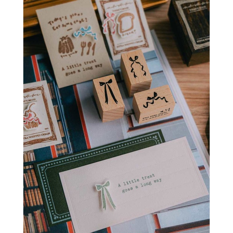 Moonlight Hall [The Tidy Mess Collection] Wood Stamp Set | Meow Illustration