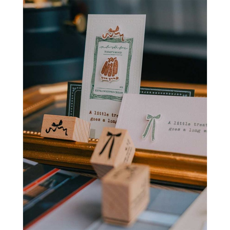 Set de Sellos de madera Moonlight Hall [The Tidy Mess Collection] | Meow Illustration