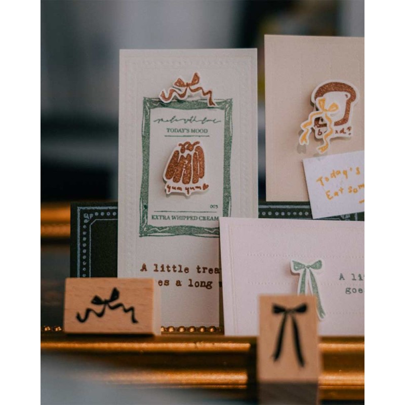 Set de Sellos de madera Moonlight Hall [The Tidy Mess Collection] | Meow Illustration