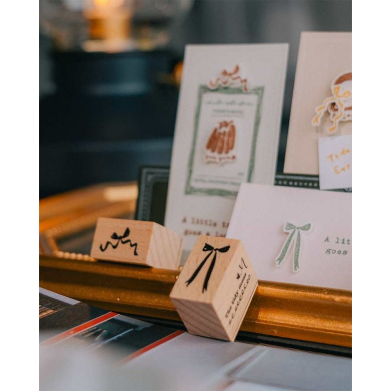 Set de Sellos de madera Moonlight Hall [The Tidy Mess Collection] | Meow Illustration