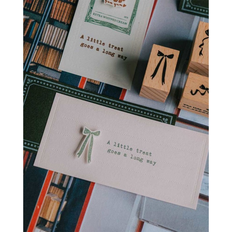 Moonlight Hall [The Tidy Mess Collection] Wood Stamp Set | Meow Illustration