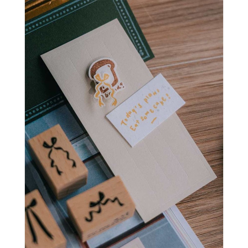 Set de Sellos de madera Moonlight Hall [The Tidy Mess Collection] | Meow Illustration