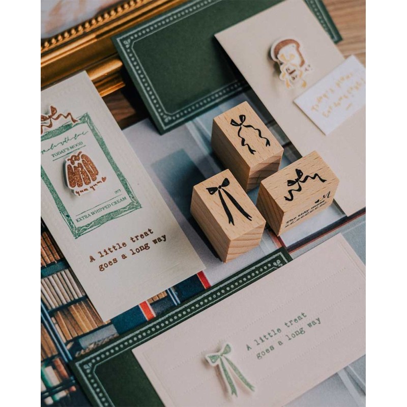 Moonlight Hall [The Tidy Mess Collection] Wood Stamp Set | Meow Illustration