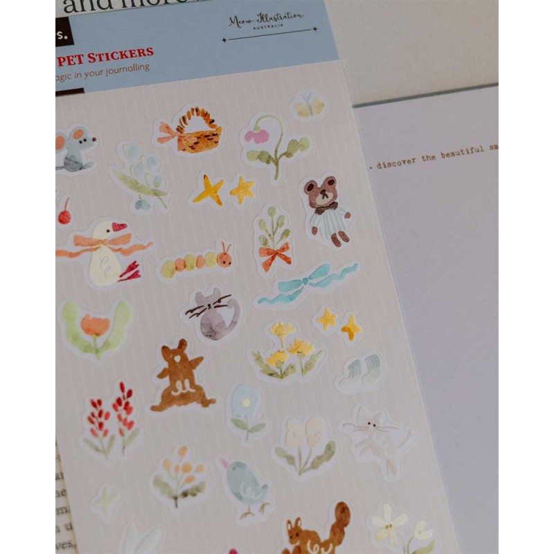 Pegatinas PET Party in the Forest 1 | Meow Illustration