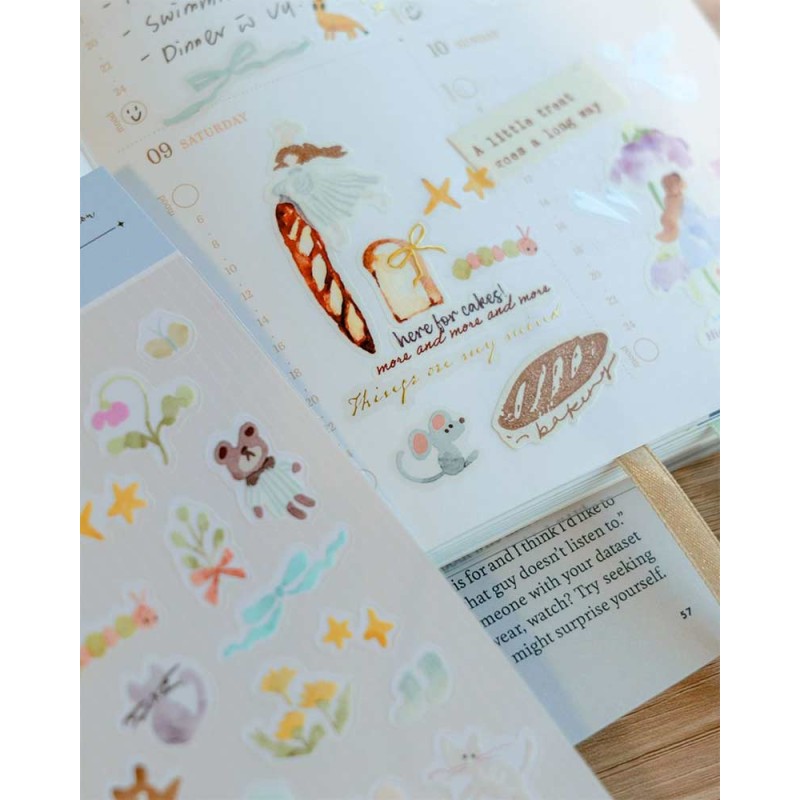Pegatinas PET Party in the Forest 1 | Meow Illustration