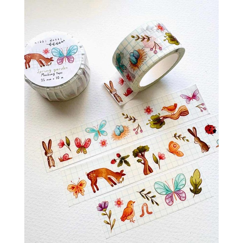 Washi Tape Spring Garden | Nikki Dotti
