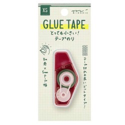 Cinta de doble cara XS Glue Tape [Rojo Oscuro] | Midori