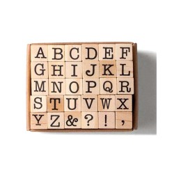 Alphabet [Capital Letters] Wood Stamp Set | Tools to Liveby