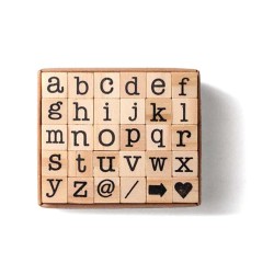 Alphabet [Lowercase] Wood Stamp Set | Tools to Liveby