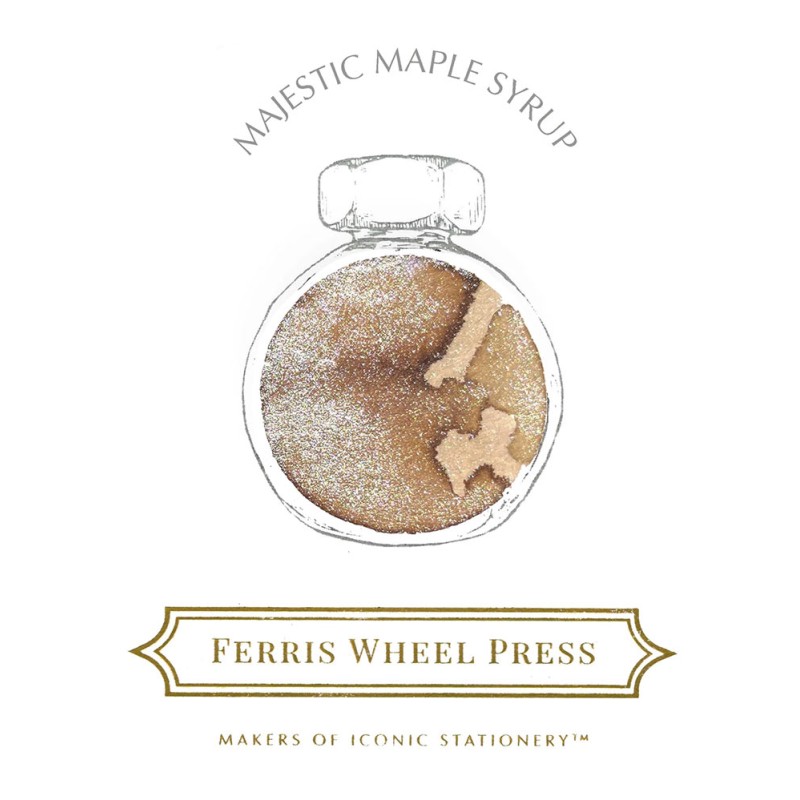 Majestic Maple Syrup Ink [38 ml] | Ferris Wheel Press