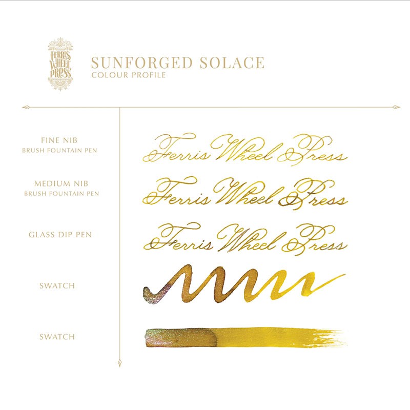 FerriTales Sunforged Solace Ink [The Book of Knights Series] | Ferris Wheel Press