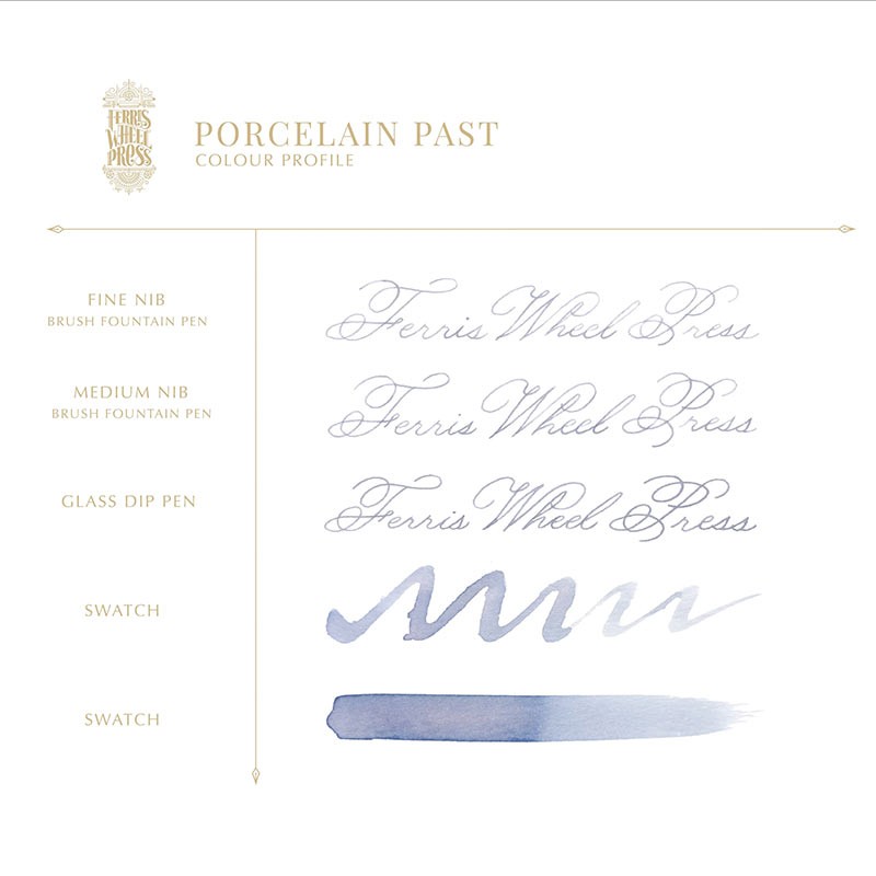 Porcelain Past Ink [Everyday Collection] [10ml] | Ferris Wheel Press