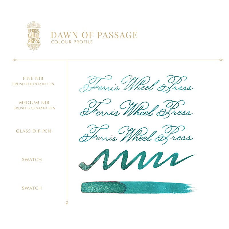 Tinta FerriTales Dawn of Passage [The Book of Knights Series] [10ml] | Ferris Wheel Press