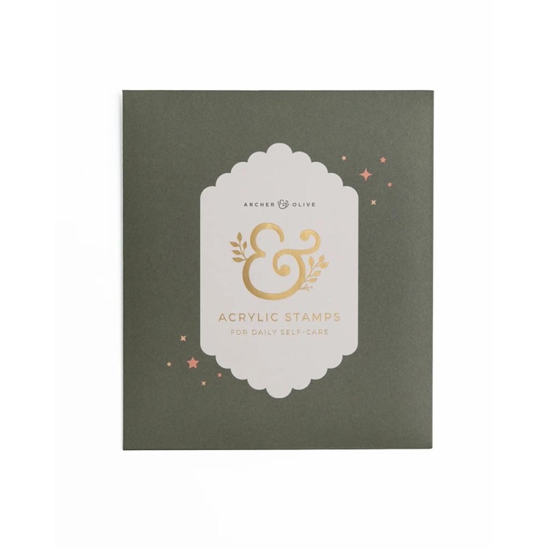 Self Care Box Acrylic Stamps | Archer & Olive