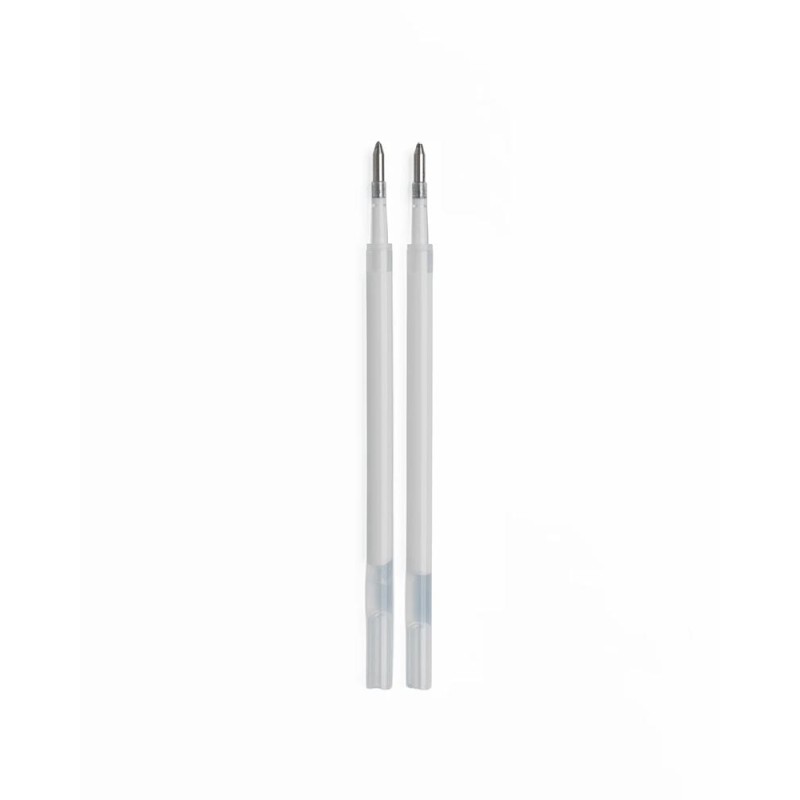 Set de 2 Recambios Bolígrafos Gel Point [0.8mm Blanco] | Archer & Olive