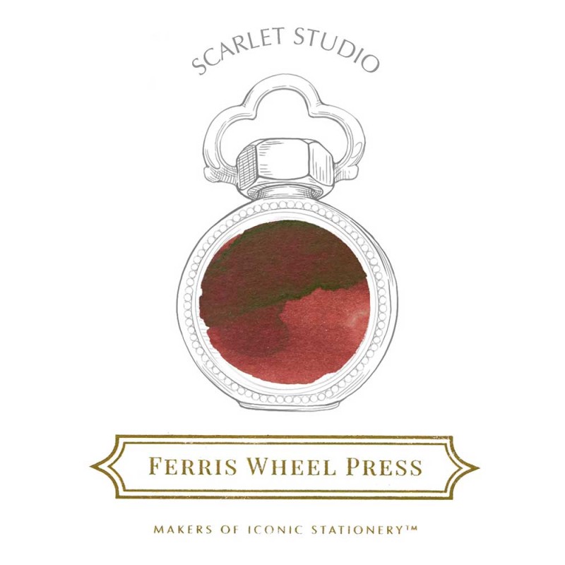 Scarlet Studio Ink [Everyday Collection] [10ml] | Ferris Wheel Press