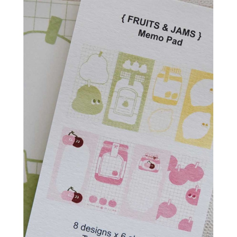 Fruit Jam [Picnic Daydream Collection] Memo Pad | Eileen Tai