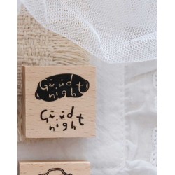 Good Night [Good Night Series Collection] Wood Stamp | Eileen Tai