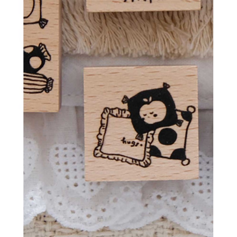 Small Pillows [Good Night Series Collection] Wood Stamp | Eileen Tai