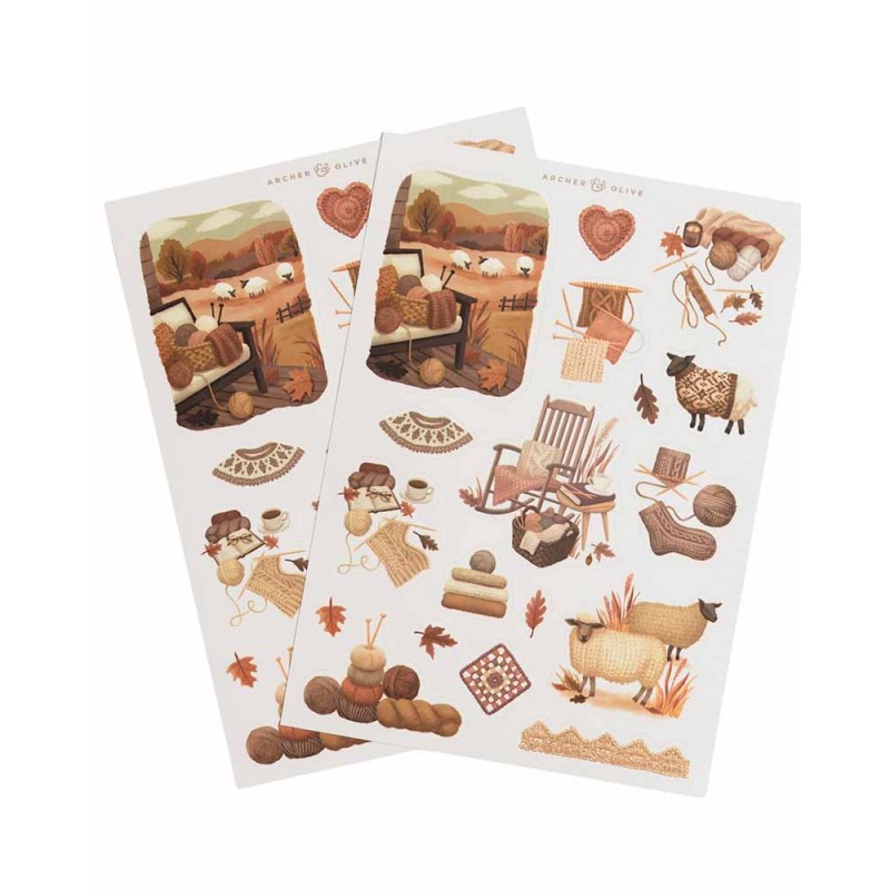 Homespun Sticker Set | Archer & Olive