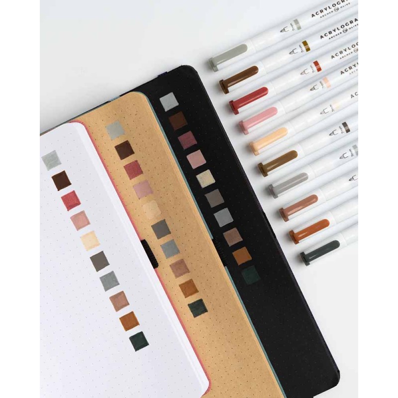 Rotuladores Acrylograph Quiet Corners 0.7mm | Archer & Olive