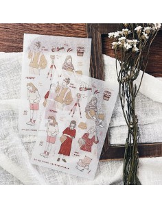 Print-on Berry Milk Tea | Bon Bon Stickers