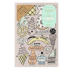 Libreta Sweets & Animals [B6] [Yuru Log] | Midori