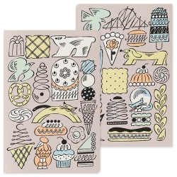 Sweets & Animals Notebook [B6] [Yuru Log] | Midori