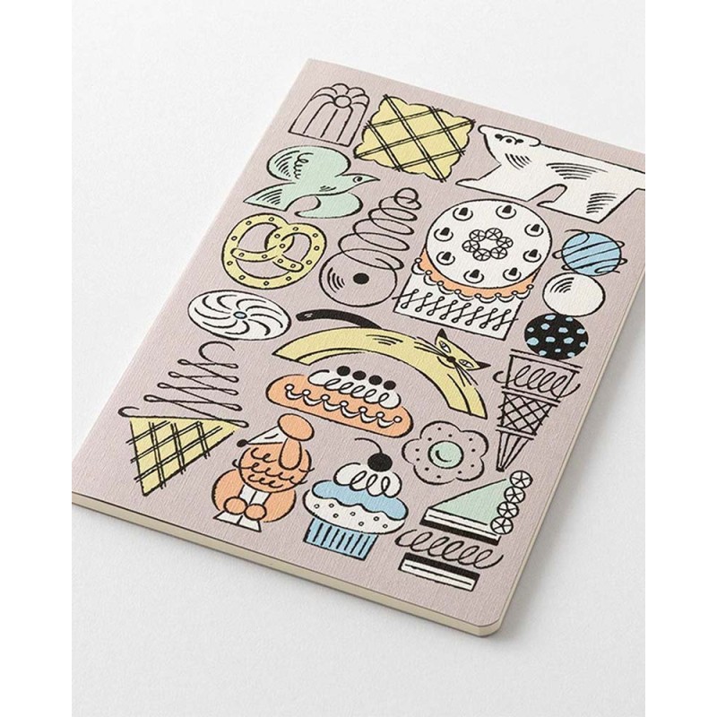 Sweets & Animals Notebook [B6] [Yuru Log] | Midori