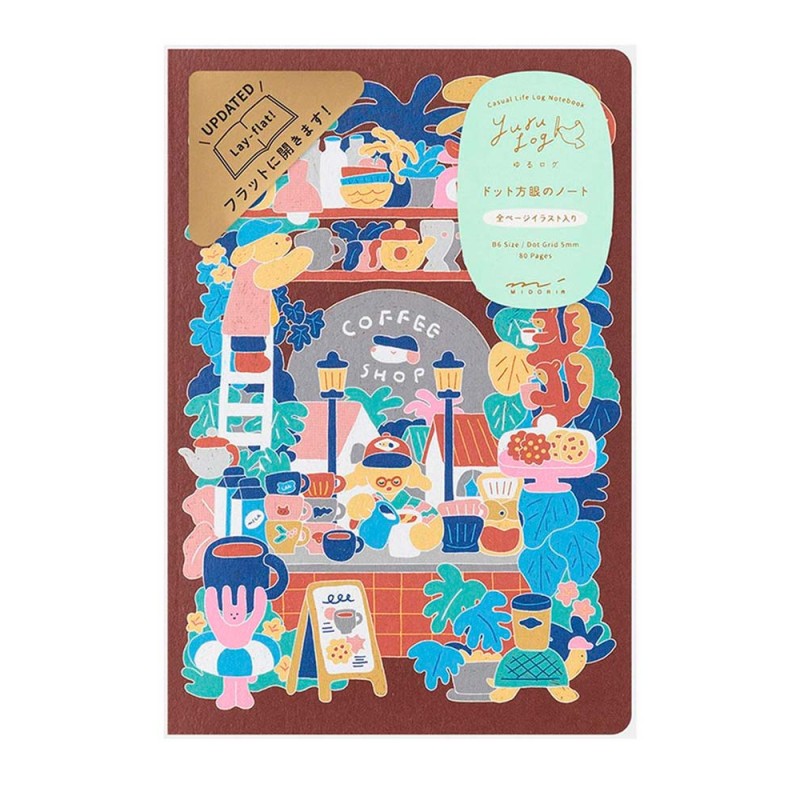 Coffee Shop Notebook [B6] [Yuru Log] | Midori