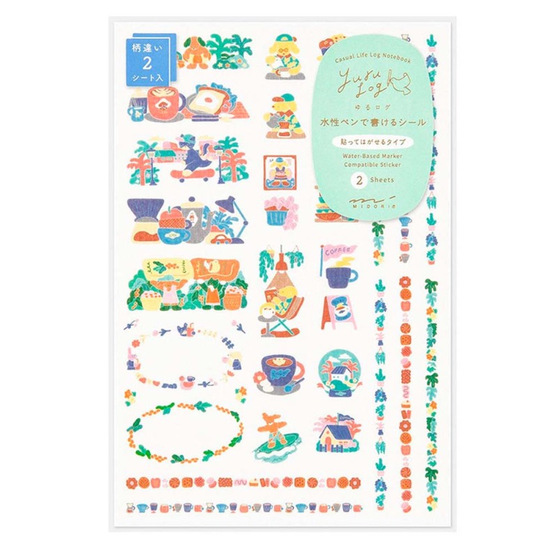 Coffee Shop Stickers [Yuru Log] | Midori