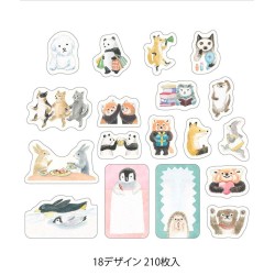 Sticker Roll Animal Emotions [Yuru Log] | Midori
