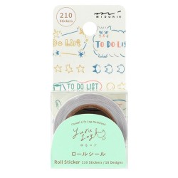 Sticker Roll List [Yuru Log] | Midori