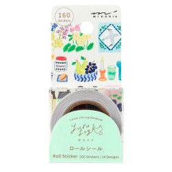 Stamps Roll Stickers [Yuru Log] | Midori