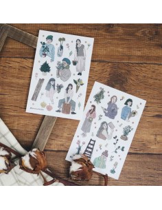 Pegatinas Transferibles Flowerholic | Bon Bon Stickers