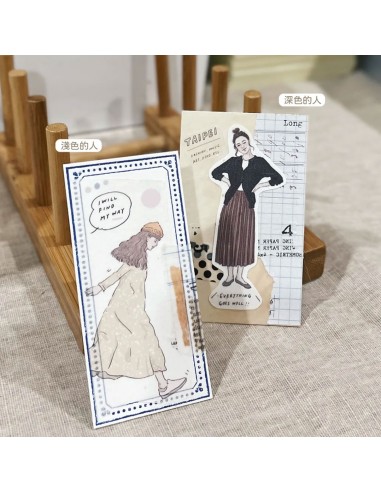 Washi tape Dark Colored People | Bon Bon Stickers