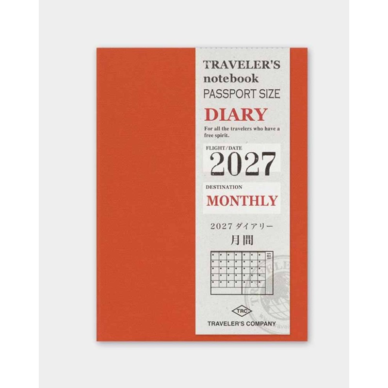[Preventa] Agenda 2027 [Mensual] TN Passport | Traveler's Company