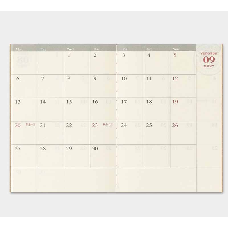[Preventa] Agenda 2027 [Mensual] TN Passport | Traveler's Company