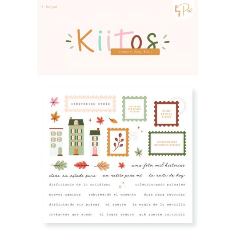 [Kiitos] Print-on Stickers Set | Scrap by Pat