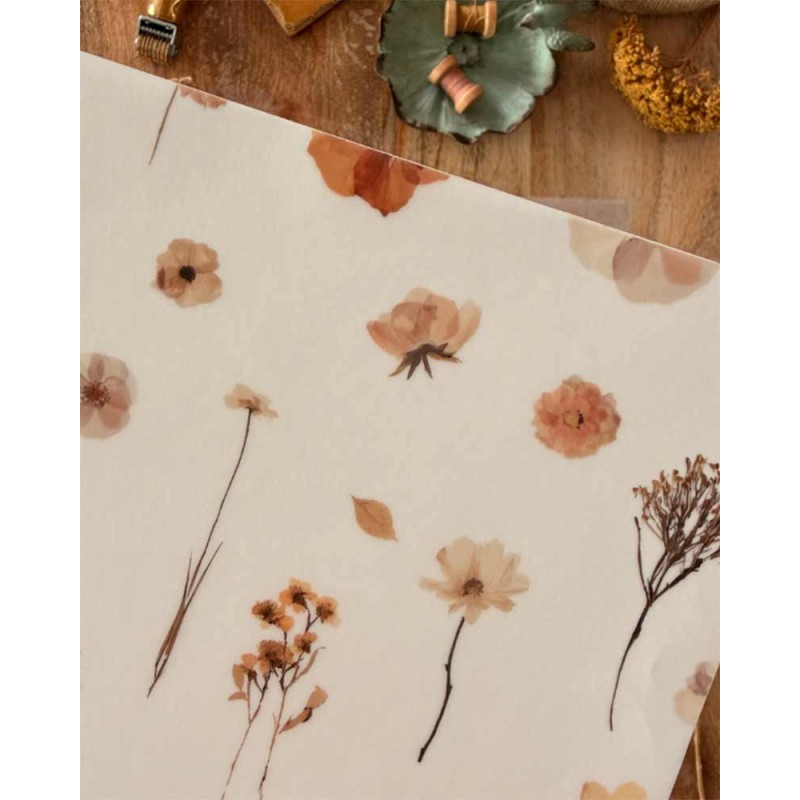Set de 2 papeles de Vellum [Raíces] | My Lovely Journal