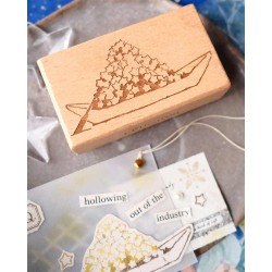 Sello de madera Stars Boat [Colección Follow the Lights] | Teayou