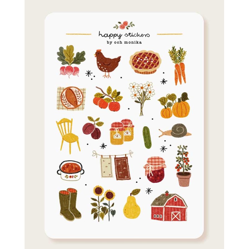 Countryside Sticker Sheet | Och Monika