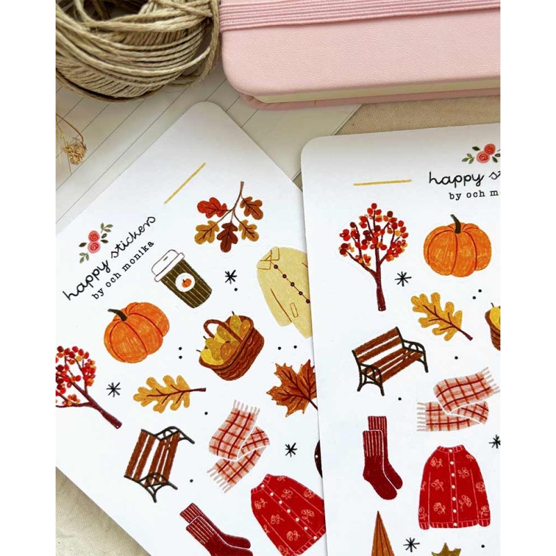 Autumn Walk Sticker Sheet | Och Monika