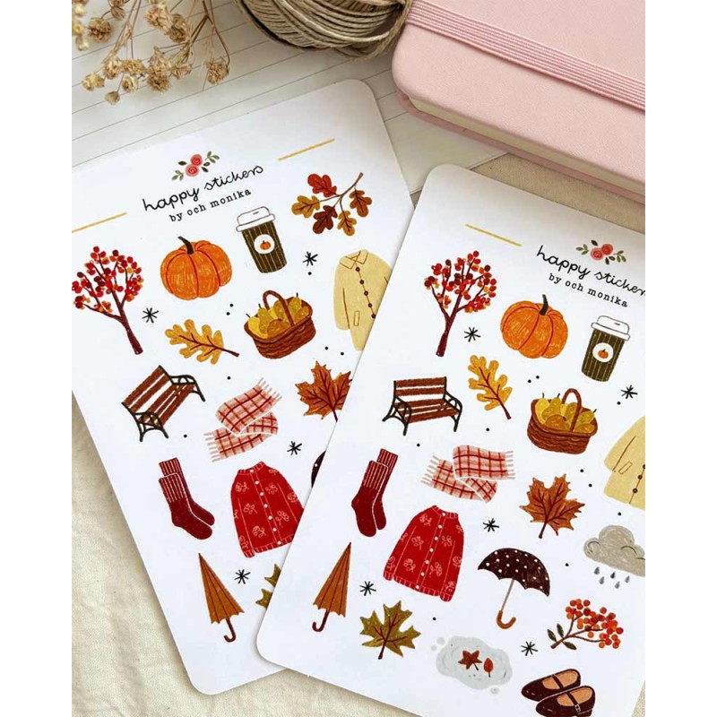Pegatinas Autumn Walk | Och Monika