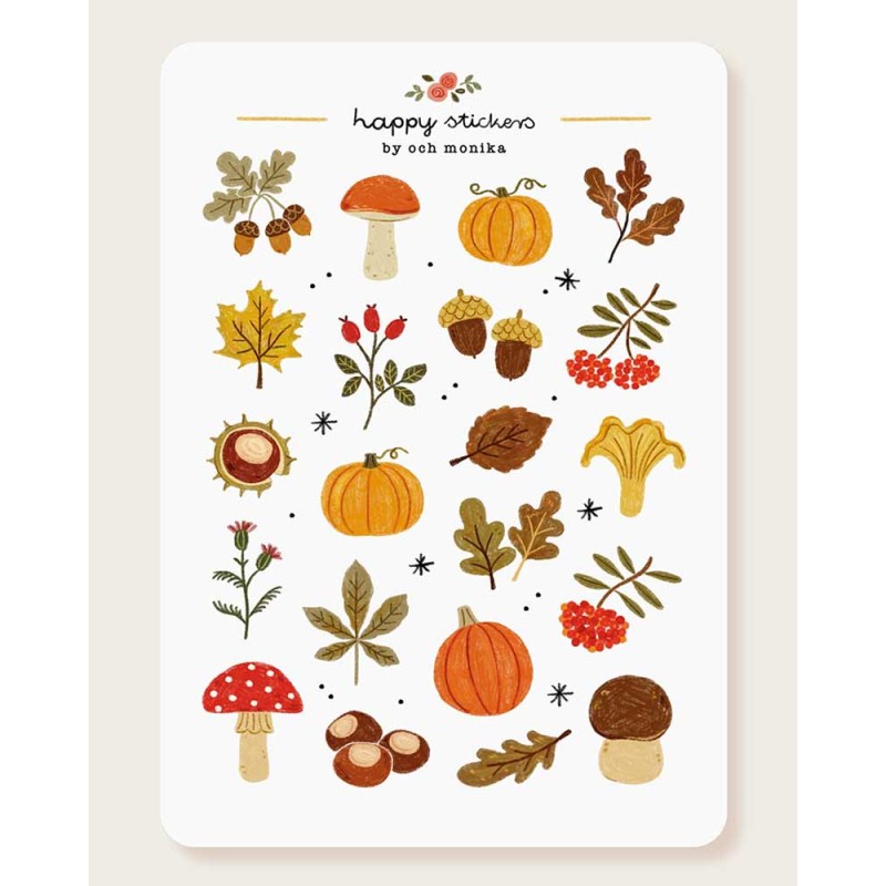 Pegatinas Autumn Treasures | Och Monika