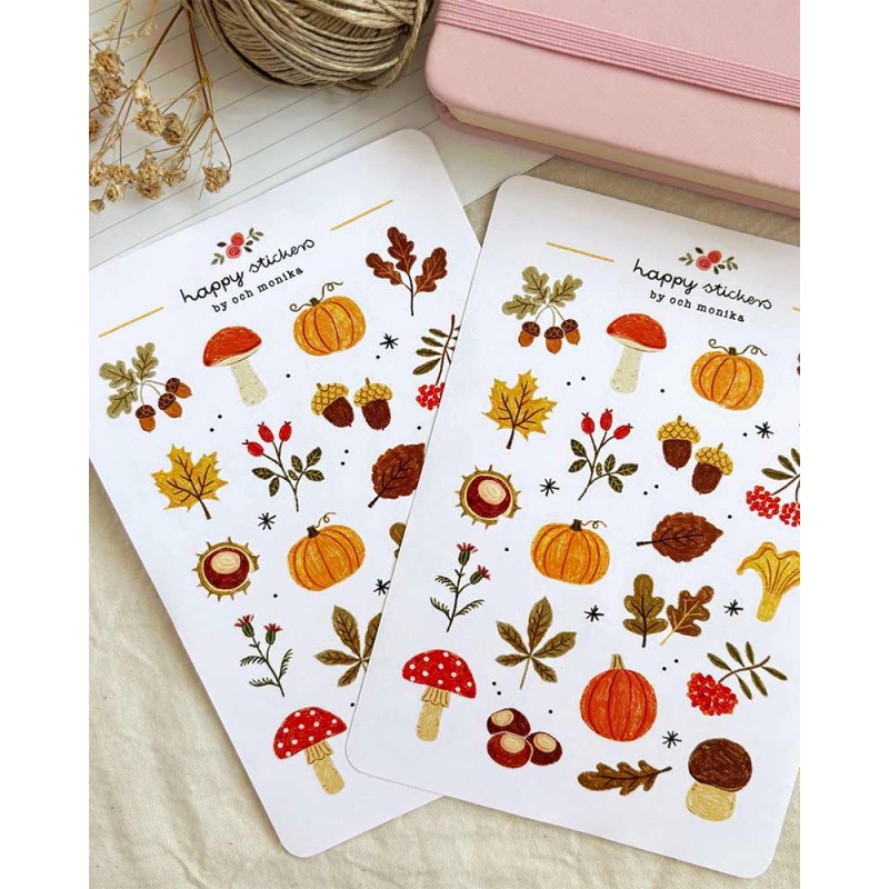 Pegatinas Autumn Treasures | Och Monika