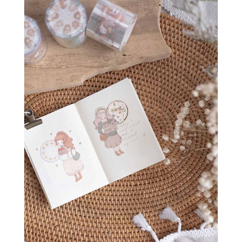PET tape [Brillo] Hello Autumn [Pre-cortado] | Sho Little Happiness