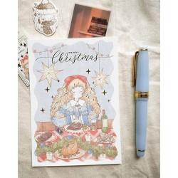 Tarjeta Postal Merry Christmas | Sho Little Happiness